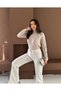 Soft Textured Cashmere Turtleneck Long Sleeve Knitwear Sweater - 5