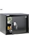 Safe Box Large with Key Lock, A4 Document Locker RB30KCN (30x38x30cm) Black - 3