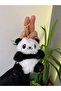 Large Size Keychain with Plush Panda Figure - 2