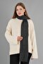 Long Knitting Scarf with Knitting Detail(E24-Starf-Kdn) - 2