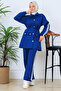 Piped Scuba Suit N5333 Indigo
