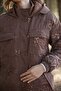 Pul Embroidered Quilted Lining Coat - 4