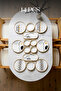 Axial Stackable Breakfast Set - Luxury Breakfast Serving Plate Set