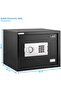 Digital Safe Box with Key A4 Document Size Large Capacity for Home Office (30x38x30 cm) - Black - 4