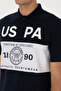 Men's Navy Blue Regular Fit Polo Neck T-Shirt 50299822-Vr033 - 7