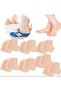 Yiwu 2Pcs Silicone Heel Cushions - Thickly Padded and Breathable with Bone Spurs Protector - 8