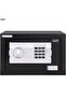Small Safe Box with Digital Keypad and Key Lock RB-20EG (20x31x20cm) Black - 5