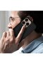 For iPhone 16 Pro Max Magnetic Finger Grip Shockproof Case (Black) - 8