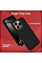 For iPhone 16 Pro Max Magnetic Finger Grip Shockproof Case (Black) - 5