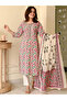 Off-White Viscose Cotton Salwar Kameez Dupatta - ALV2005 | Off-White - 3