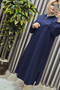 Women's Hijab Clothing Plus Size Zippered Jumbo Long Tunic - 4