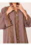 Mahogany Lace Abaya - 4