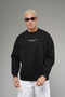 Trend Biz Crew Neck Back Embroidered Oversized Pattern Sweatshirt - 4