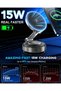 MagSafe Car Mount Charger — 15W Magnetic Wireless Car Charger Vacuum Phone Holder - 2