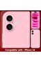 iPhone 16 Liquid Silicone Case with Microfiber Lining (Color Pink) - 6