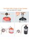 Portable Backpacking Stove with Piezo Ignition and Propane Adapter - 4