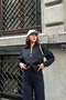 Modal Fabric Zippered Cardigan, Elastic Waist Trousers Set - 6