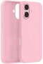iPhone 16 Liquid Silicone Case with Microfiber Lining (Color Pink) - 2