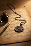 Black Color Ashab-I Kehf Kutmur Steel Necklace Stainless Chain Does Not Tarnish