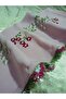 Handmade Embroidery Embroidered Needle Embroidered Prayer Cover Dowry Holder Mevlit Hijab Crepe Fabric 145X75 cm