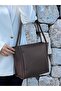Paula Model Brown Women's Hand and Shoulder Bag - 4