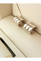 Steel Three Curved Earrings