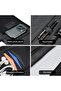 Portfolio Business Padfolio Folder with Zipper - A4/Letter Size, Black - 7