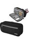 2-Layer Pencil Case, Large Capacity Stationery Pouch with Double Zip (Black)