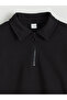 Polo Neck Girls' Sweatshirt and Sweatpants - 3