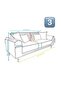 Velvet 3-Seater Sofa Cover Elastic Sofa Cover | Elastic Sofa Cover | Sofa Cover - 2