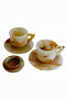 Onyx Natural Stone 2-Piece Cup and 3-Inch Ash Tray Set – Handmade Stylish Decorative Gift.