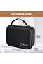 Hard Travel Case for Hair Clippers Trimmer Organizer Storage Bag (L, Black) - 2