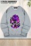 Unisex Dragon Ball Black Goku Original God Printed Oversized Crew Neck Sweatshirt