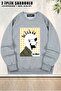 Unisex Unstable Film Taxi Driver Printed Oversized Crew Neck Sweatshirt