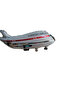 Foil Balloon White Airplane 80×40 cm Helium Compatible Birthday Concept - 3
