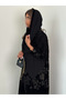 MWT556 - عباية مخمل تطريز - 3