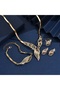 24 Full Jewelry Sets, Necklace, Earrings, Bracelet, Ring 18 Gp, in Wooden Box - 4