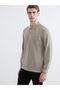 Özmarka New Season Polo Neck Men's Sweatshirt