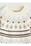 Lcw Kids Crew Neck Patterned Girls' Knitwear Sweater - 2
