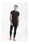 Unisex V-Neck Short Sleeve Non Restrictive Movement Flexible Anti-Sweat Thermal Top Undergarment - 3
