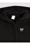 Lcw Kids Bow Embroidered Girls' Thick Zippered Sweatshirt - 5