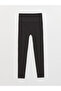 Xside Active Anthracite Elastic Waist Straight Seamless Women's Leggings - 6