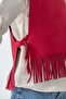 My Little One's Cicileri Suede Tasseled Girl's 3-Piece Set - Red - 3
