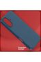 iPhone 16 Liquid Silicone Case with Microfiber Lining (Color Blue) - 3