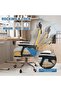 Executive Computer Chair, Ergonomic Adjustable Height with Armrests, Retractable Footrest - 3
