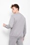Men's Regular Basic Plain Sweatshirt Light Gray - 3