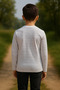935-11-25 Boy's Jacket–Striped T-Shirt–Denim Pants 3-Piece Set Age 10/13 - 5