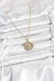316L Steel Chain Gold Color Sun Model Women's Necklace - 2