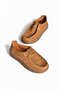 V944092701 Tan Genuine Leather Nubuck Casual Shoes - 3