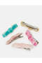 Girls Assorted Bow Hair Clip Set (Pack of 10) - 3